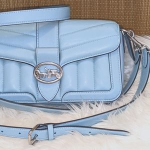 Coach Georgie Bag in Quilted Blue